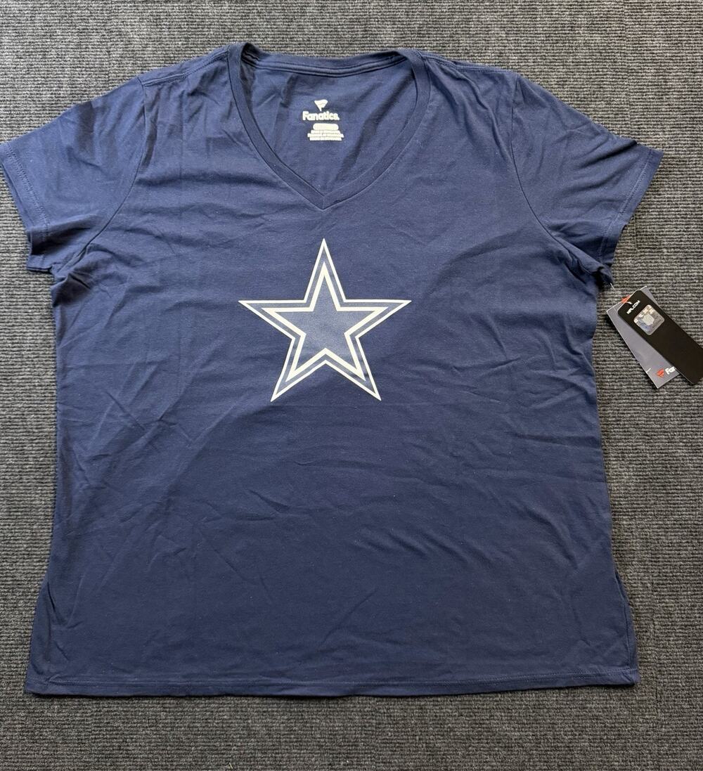 Fanatics Dallas Cowboys Micah Parsons T-Shirt Women’s 2XL Blue NFL Graphic Tee